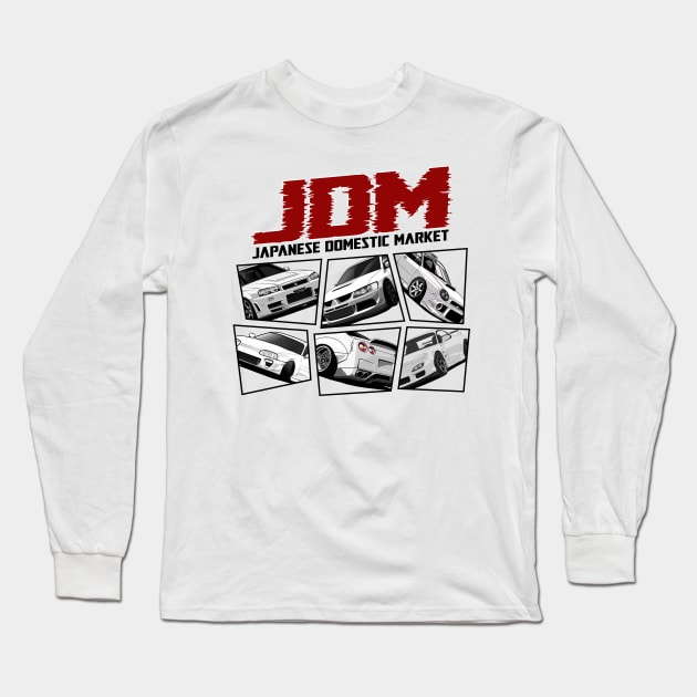 JDM Cars, JDM LEGENDS Long Sleeve T-Shirt by T-JD